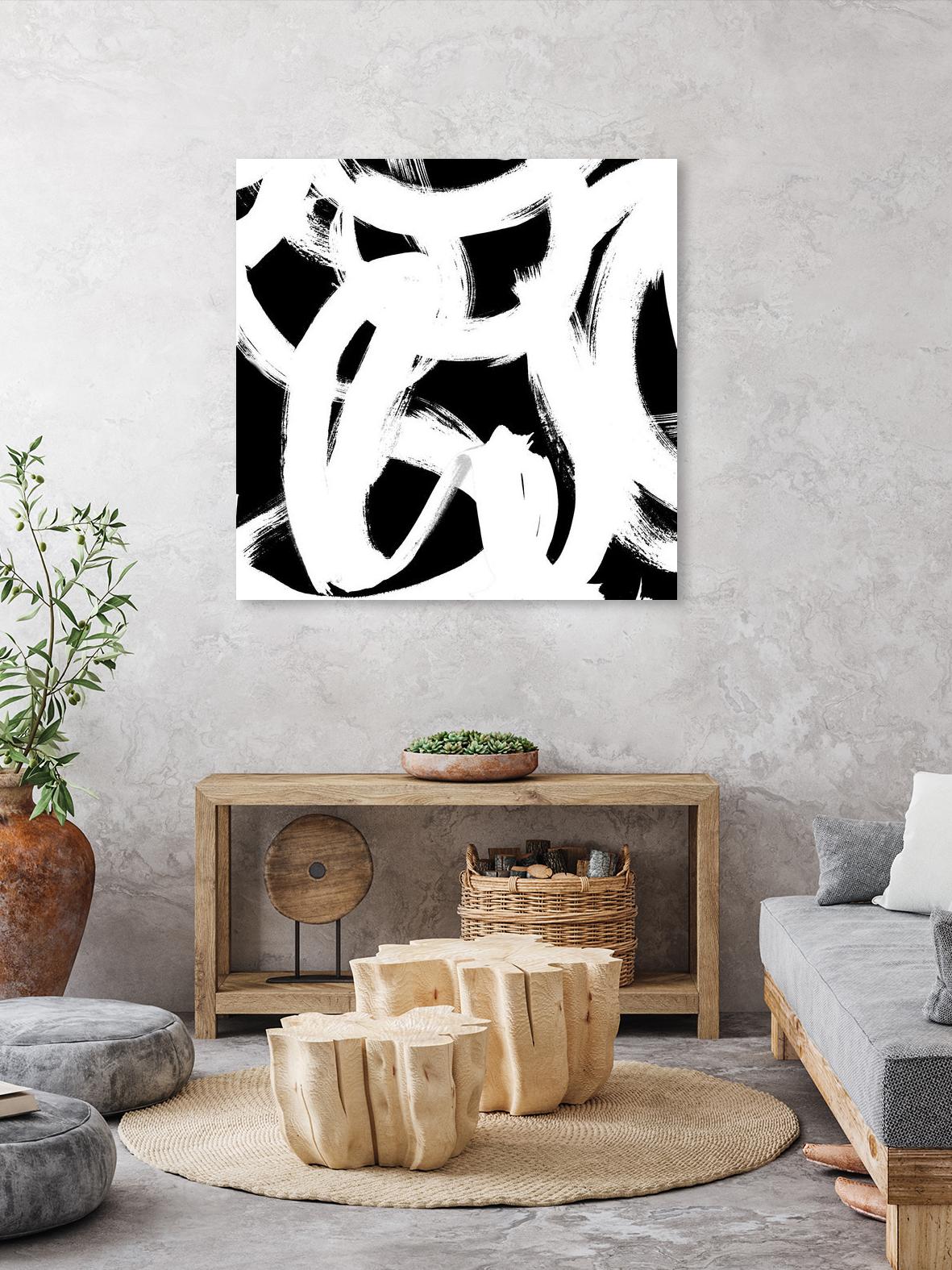White Trails I by Emily Navas on GIANT ART - abstract 