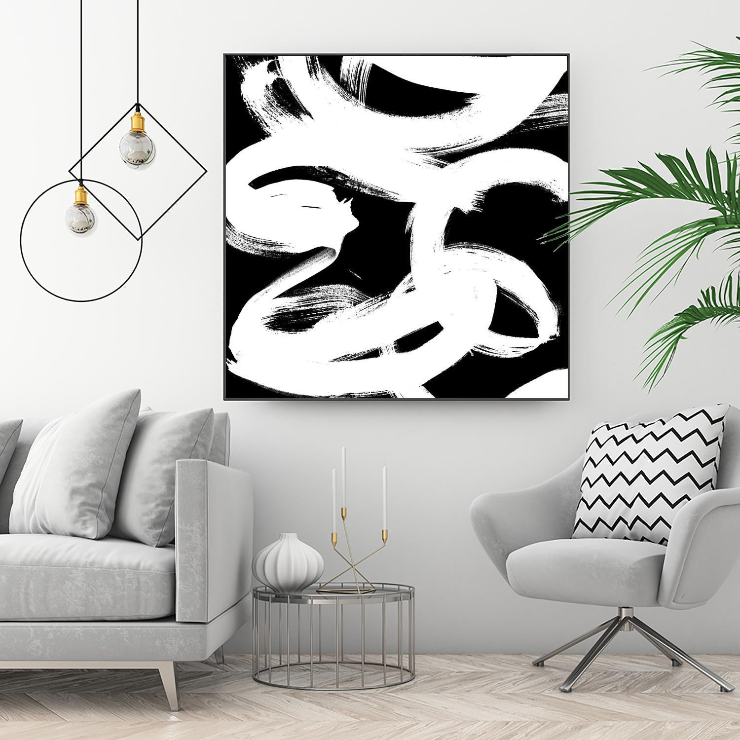 White Trails II by Emily Navas on GIANT ART - abstract 