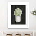 Herbs on Black Wood II by Janice Gaynor on GIANT ART - farm 