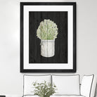 Herbs on Black Wood II by Janice Gaynor on GIANT ART - farm 