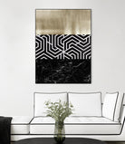 Many Layers II by Elizabeth Medley on GIANT ART - black abstract