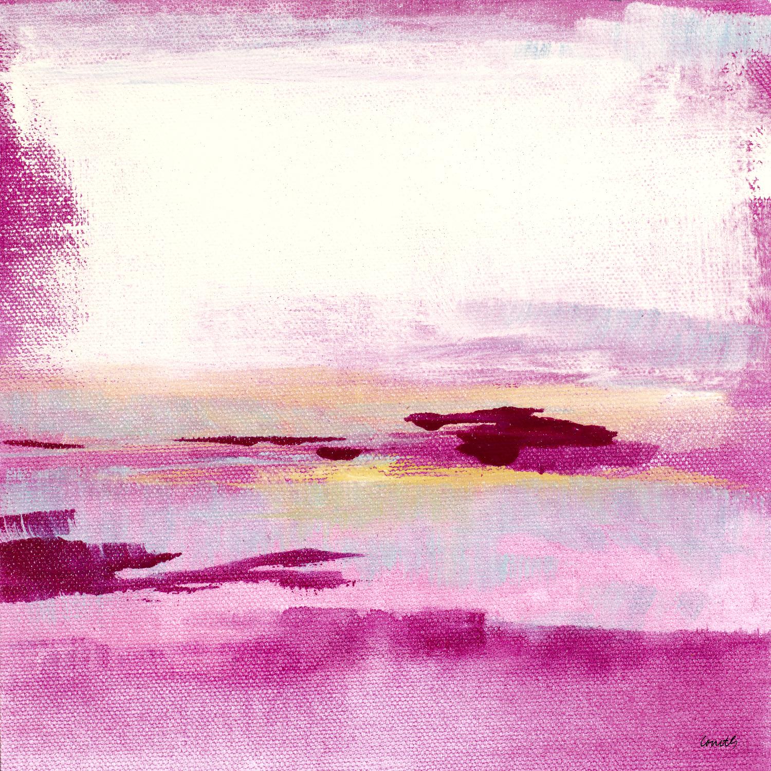 Dawn to Dusk by Lanie Loreth on GIANT ART - pink abstract