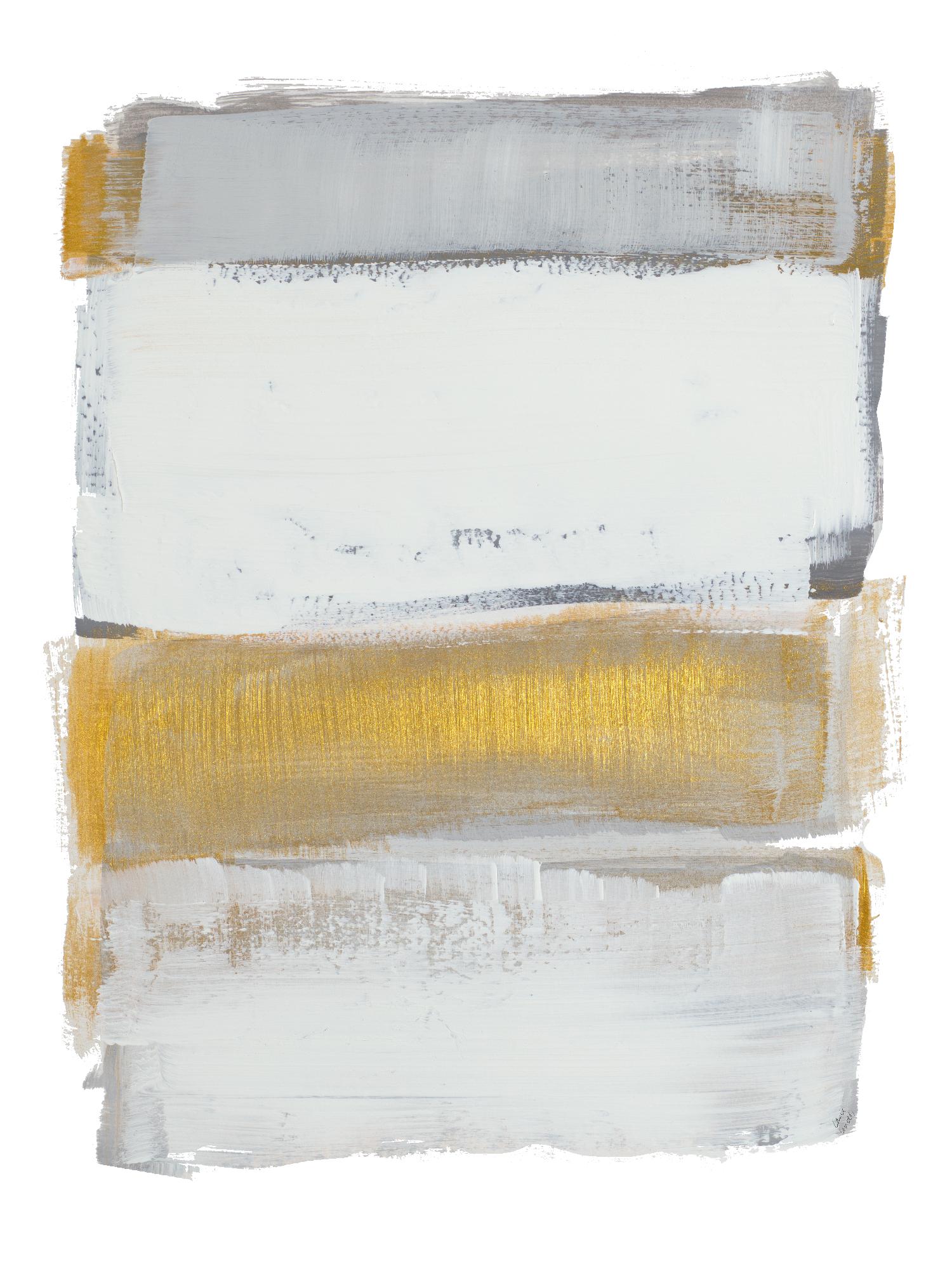 Shades of Golden Gray by Lanie Loreth on GIANT ART - gold abstract