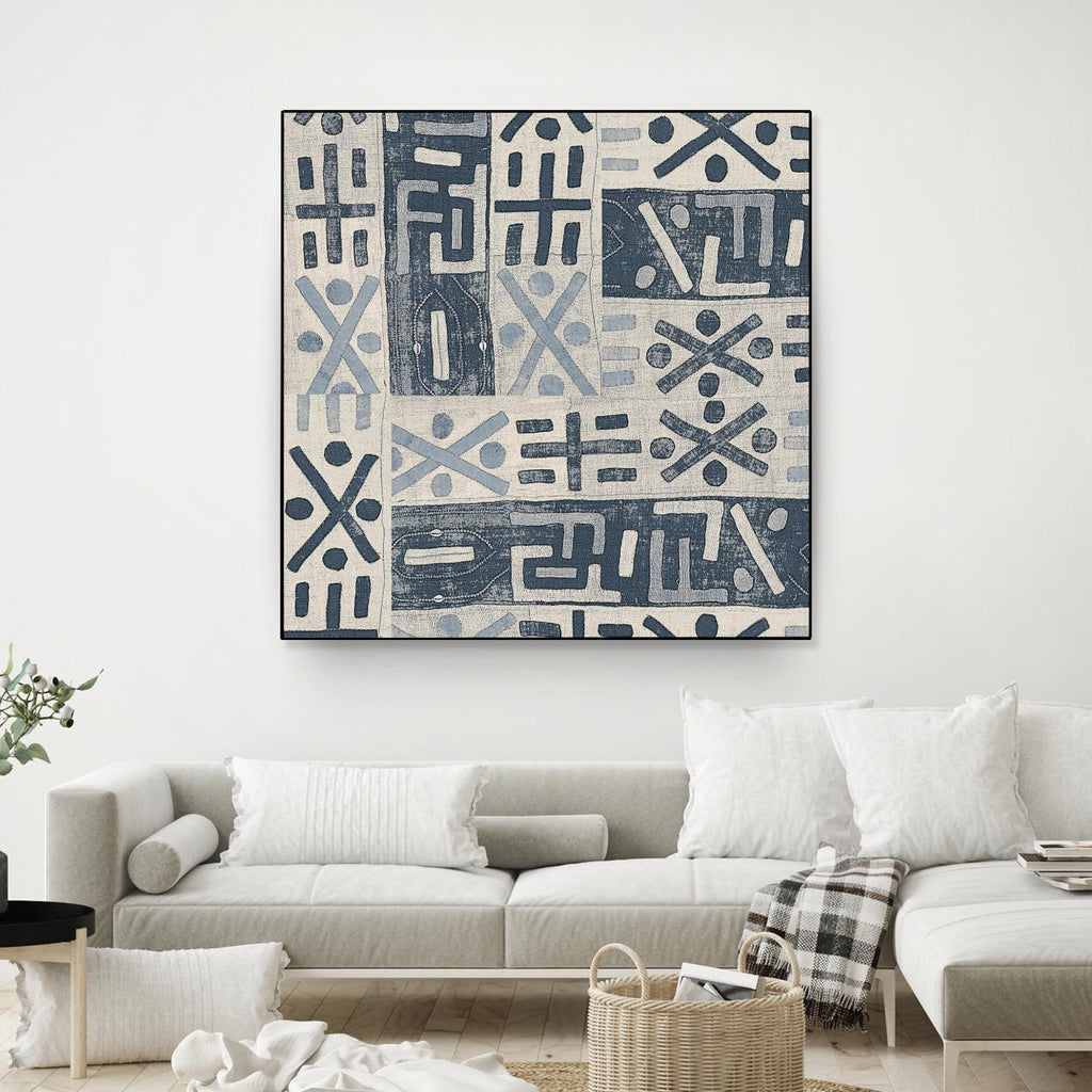 Neutral Mudcloth Pattern by Nicholas Biscardi on GIANT ART - pattern abstract
