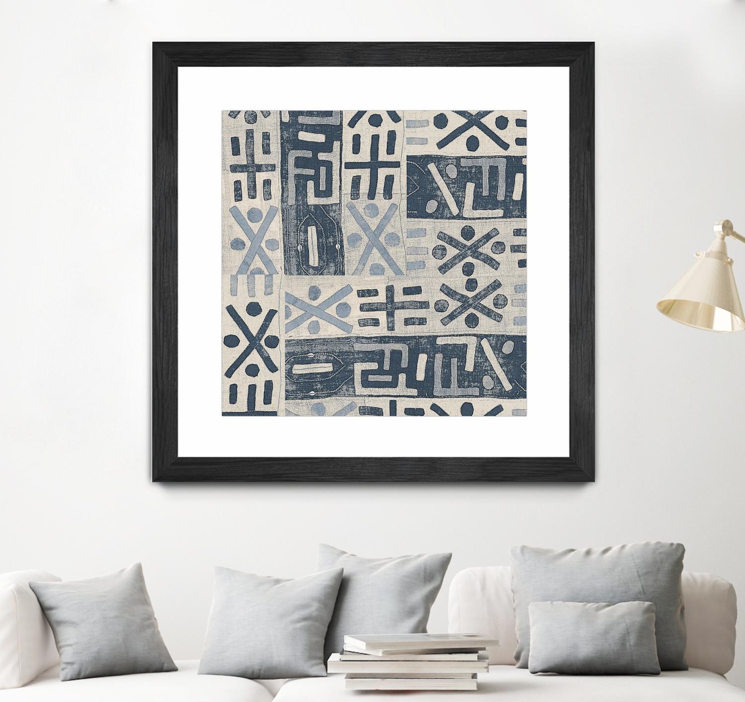 Neutral Mudcloth Pattern by Nicholas Biscardi on GIANT ART - pattern abstract