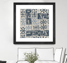 Neutral Mudcloth Pattern by Nicholas Biscardi on GIANT ART - pattern abstract