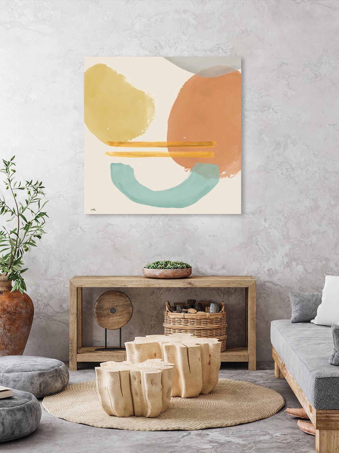 Shapes In Pastels by Elizabeth Medley on GIANT ART - abstract 