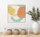 Shapes In Pastels by Elizabeth Medley on GIANT ART - abstract 