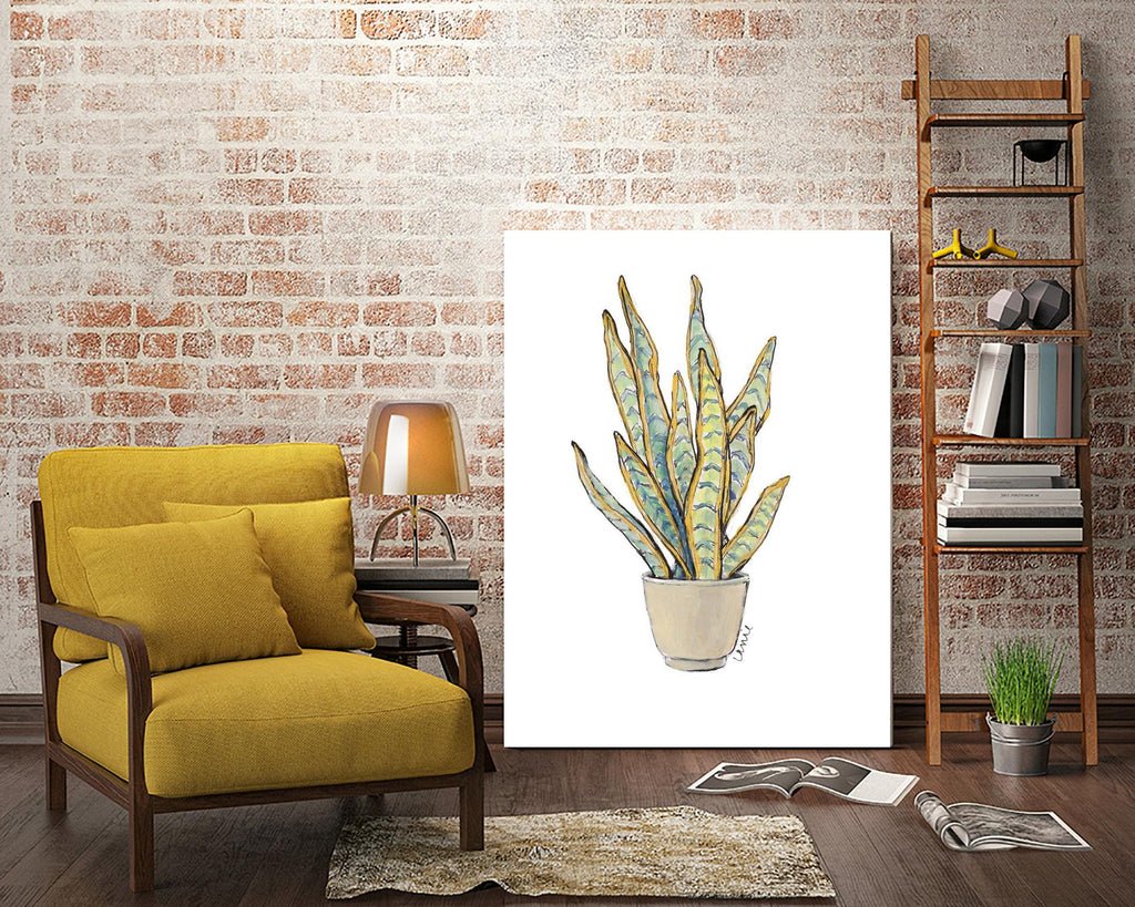 Mother In Law Plant in Pot by Lanie Loreth on GIANT ART - floral southwestern and western