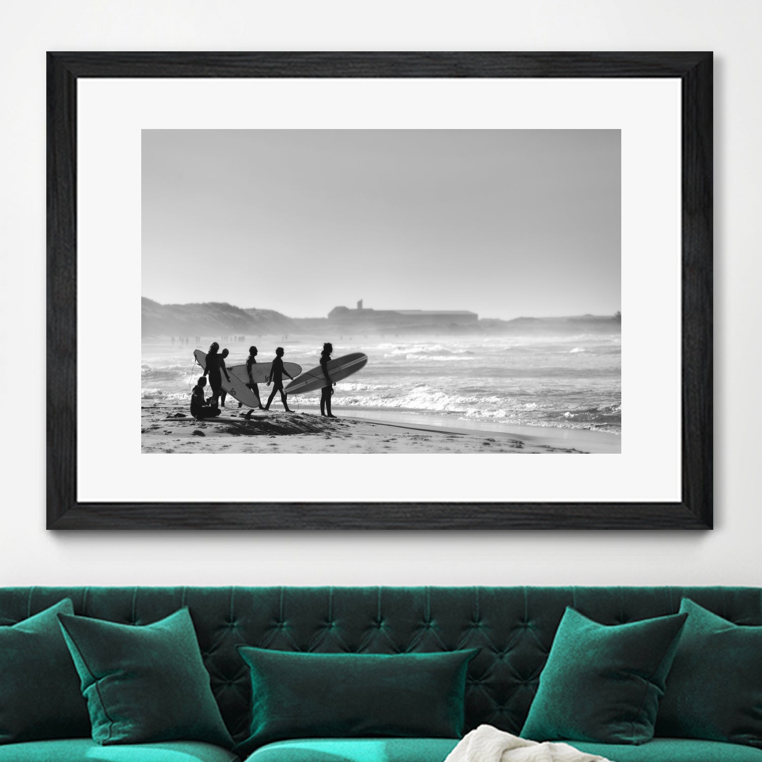 Checking the Waves V2 by Thomas Tepstad Berge on GIANT ART - beach photography beach