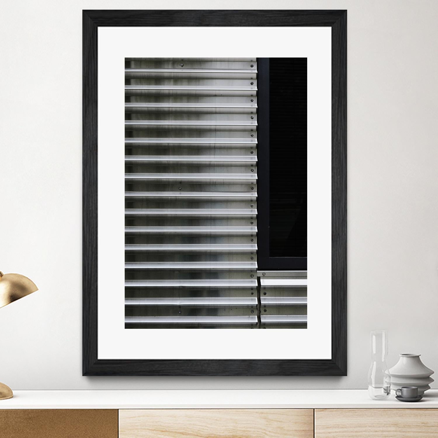 Steel Vision by Nancy Crowell on GIANT ART - white photo art