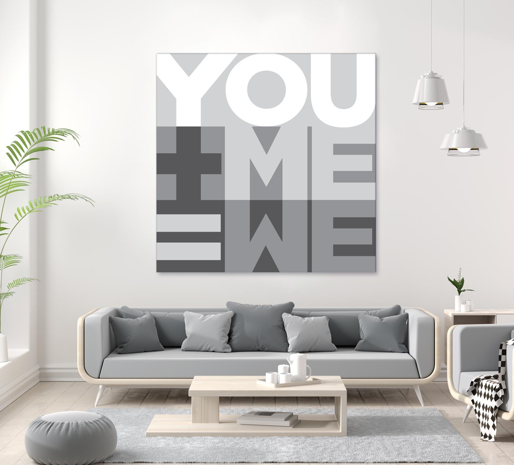 You Me We I by Parker Jones on GIANT ART - white contemporary