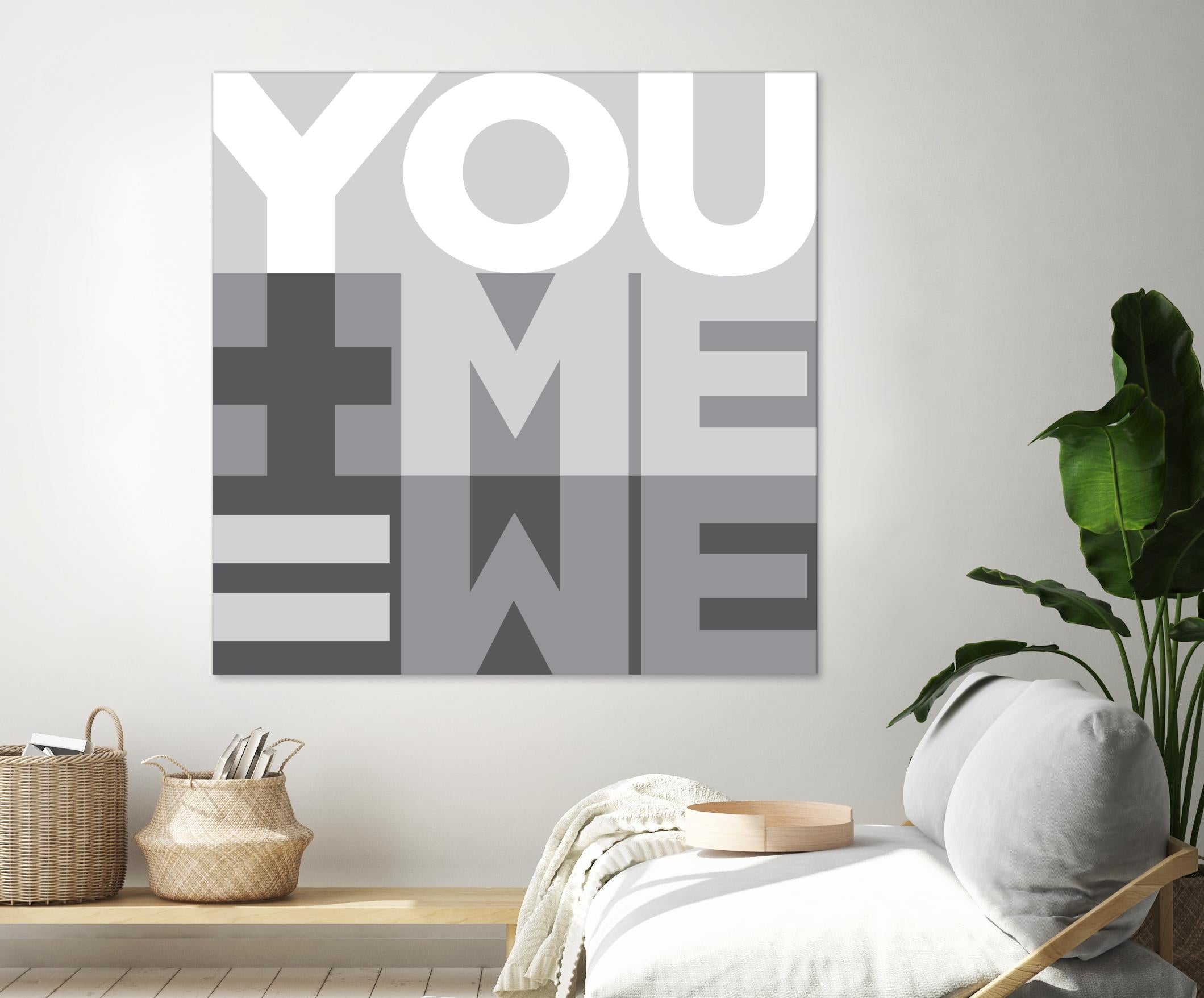 You Me We I by Parker Jones on GIANT ART - white contemporary