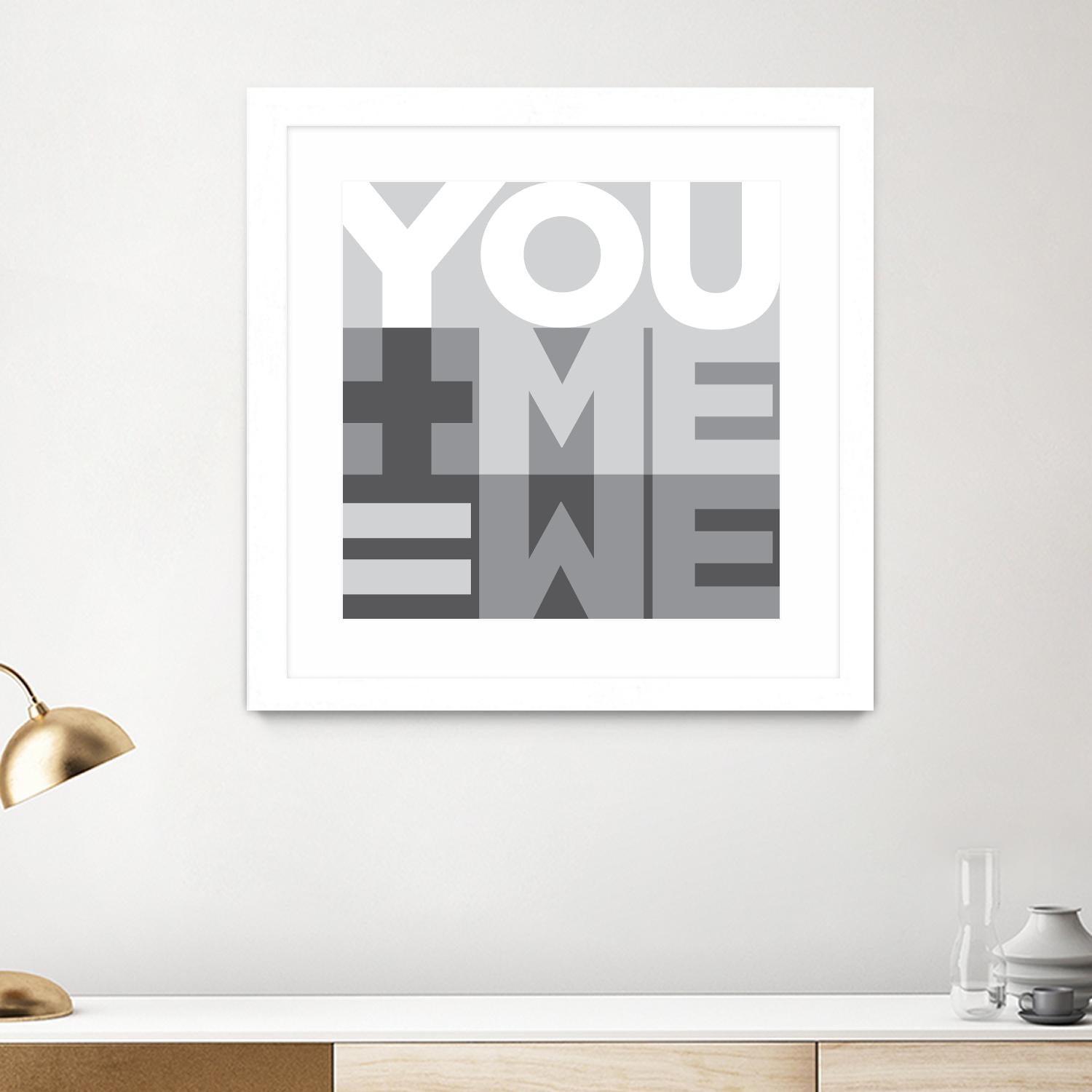 You Me We I by Parker Jones on GIANT ART - white contemporary