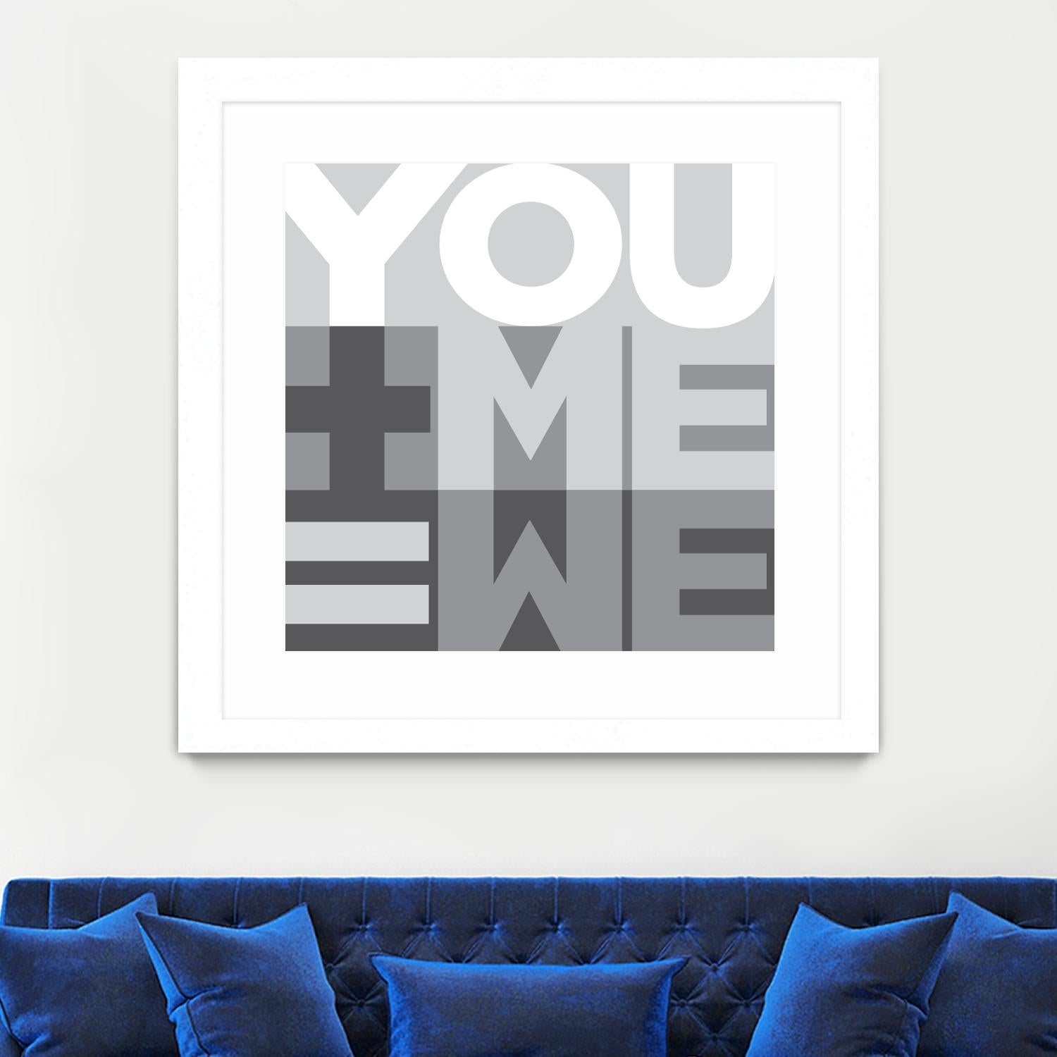 You Me We I by Parker Jones on GIANT ART - white contemporary
