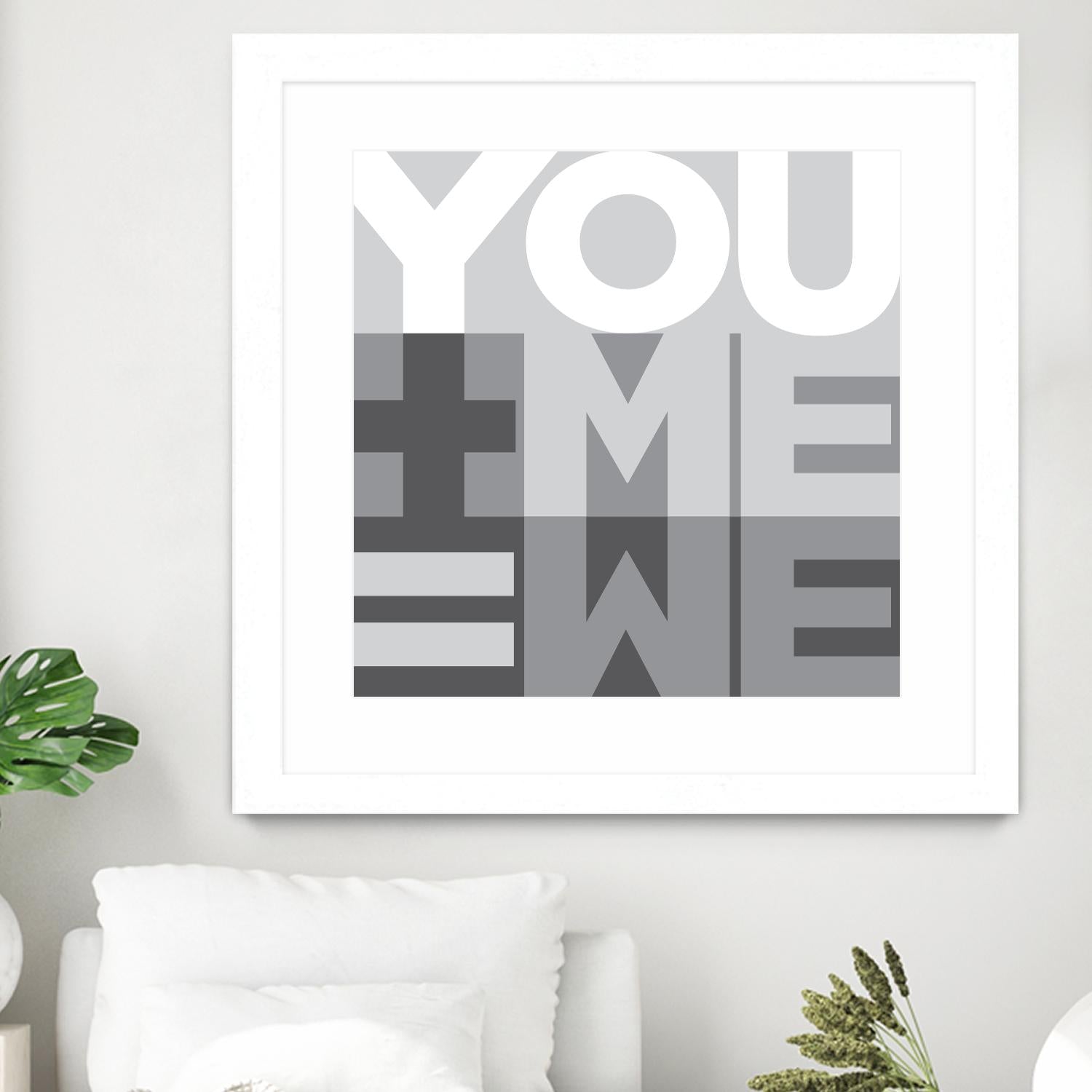 You Me We I by Parker Jones on GIANT ART - white contemporary