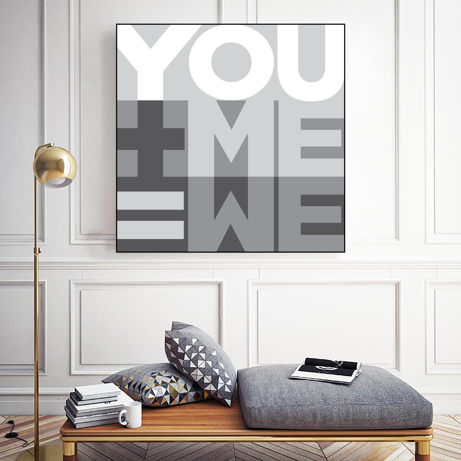 You Me We I by Parker Jones on GIANT ART - white contemporary