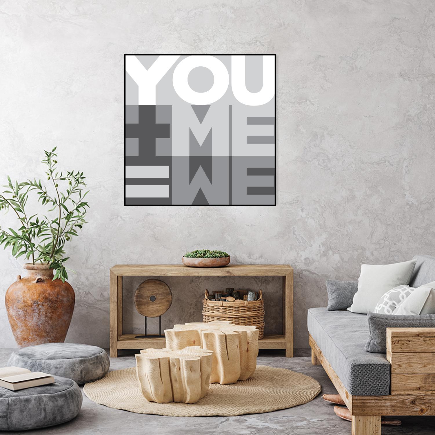 You Me We I by Parker Jones on GIANT ART - white contemporary