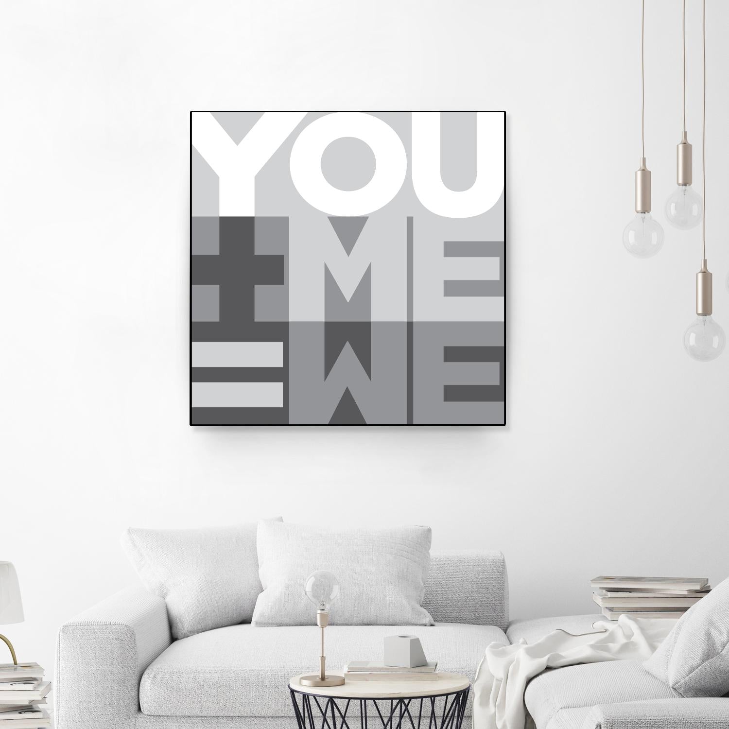 You Me We I by Parker Jones on GIANT ART - white contemporary