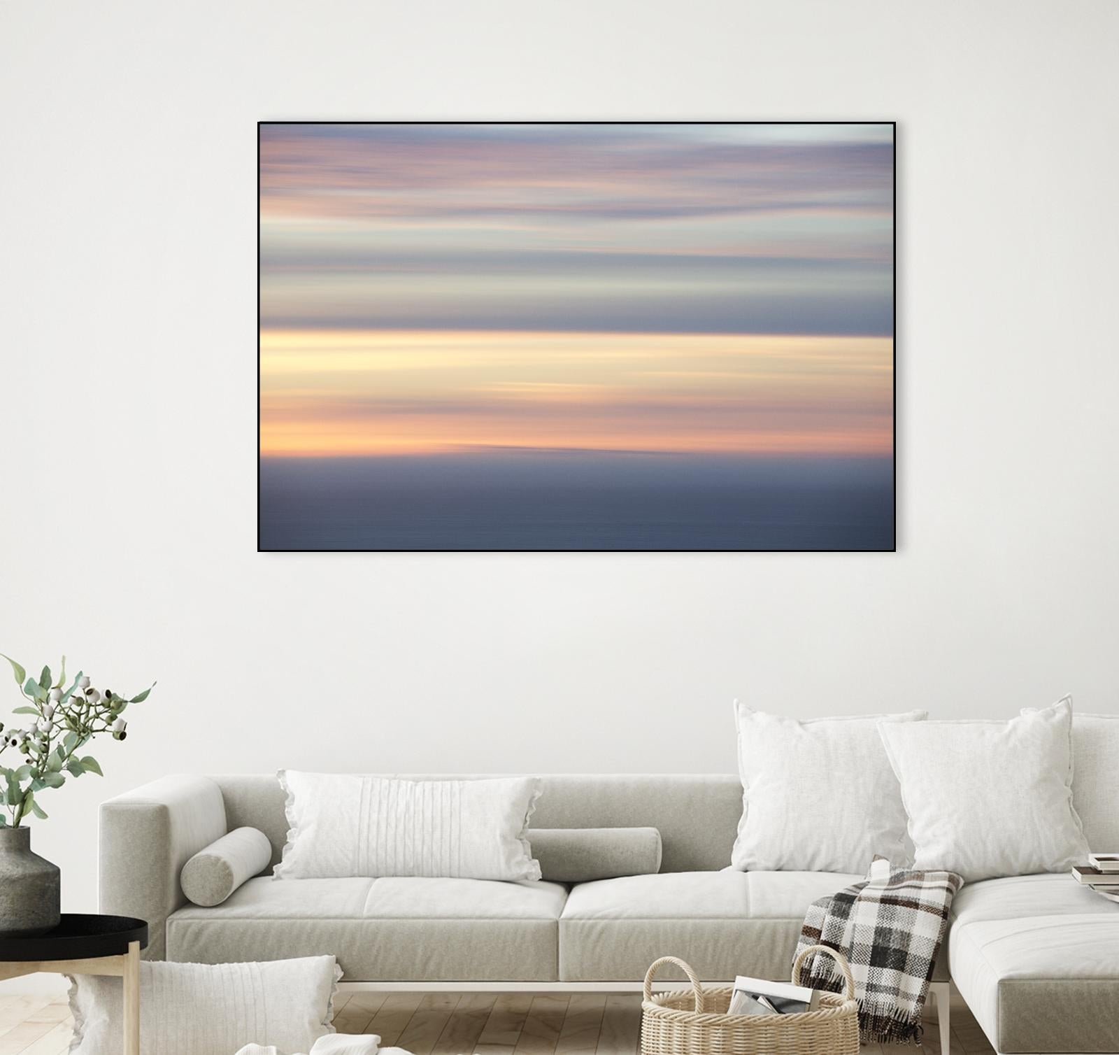 Ocean Kisses Sky by Erle KaCee on GIANT ART - blue photo art