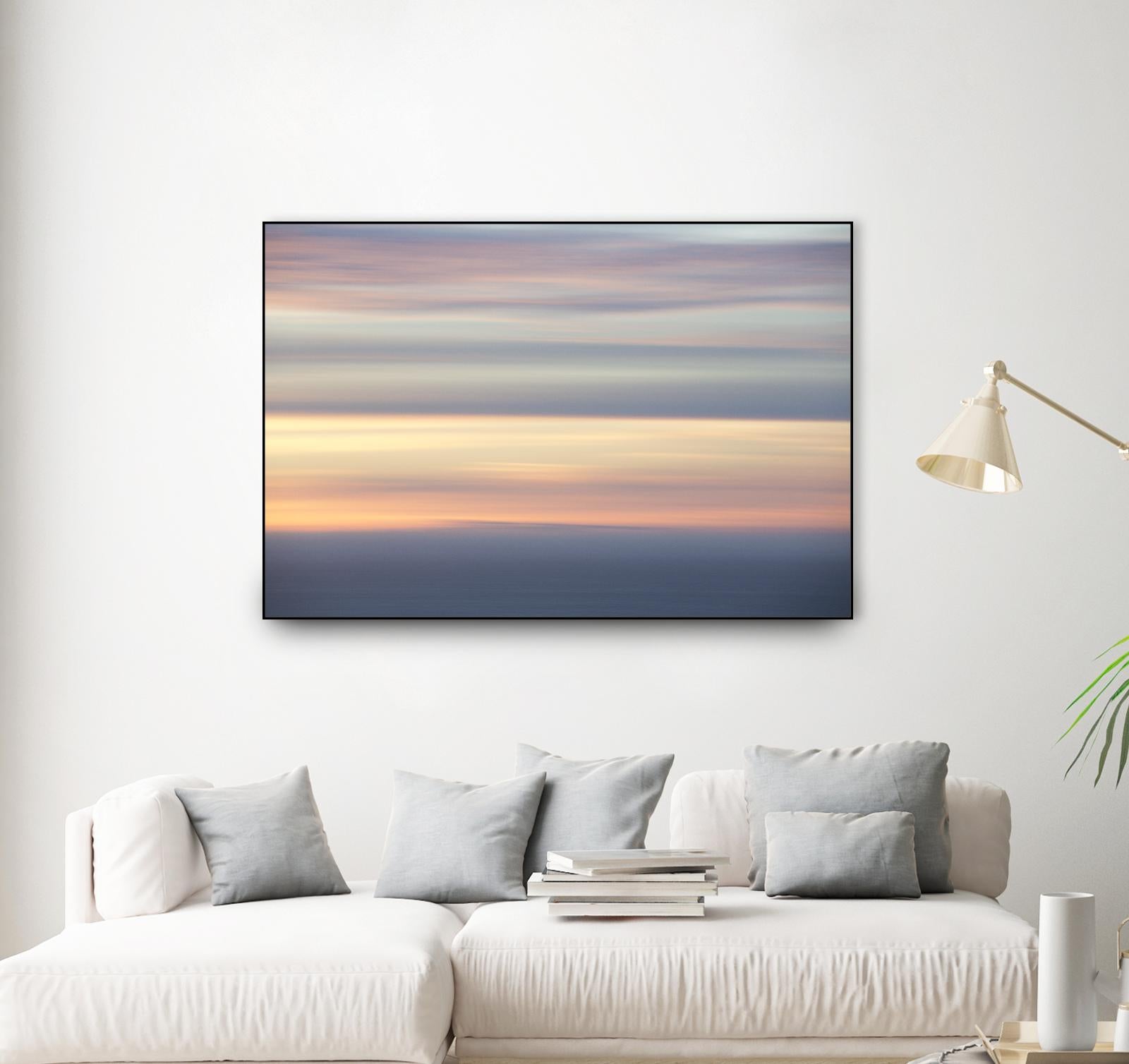 Ocean Kisses Sky by Erle KaCee on GIANT ART - blue photo art