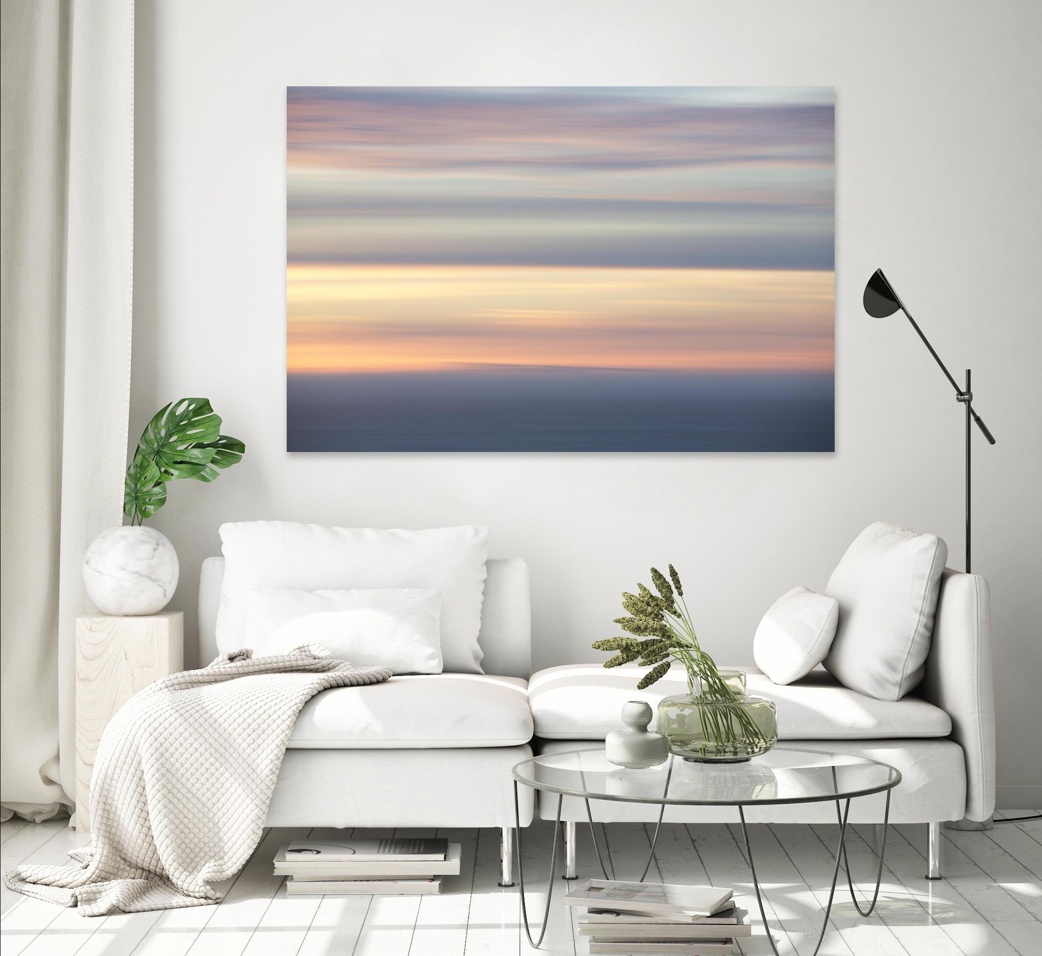 Ocean Kisses Sky by Erle KaCee on GIANT ART - blue photo art