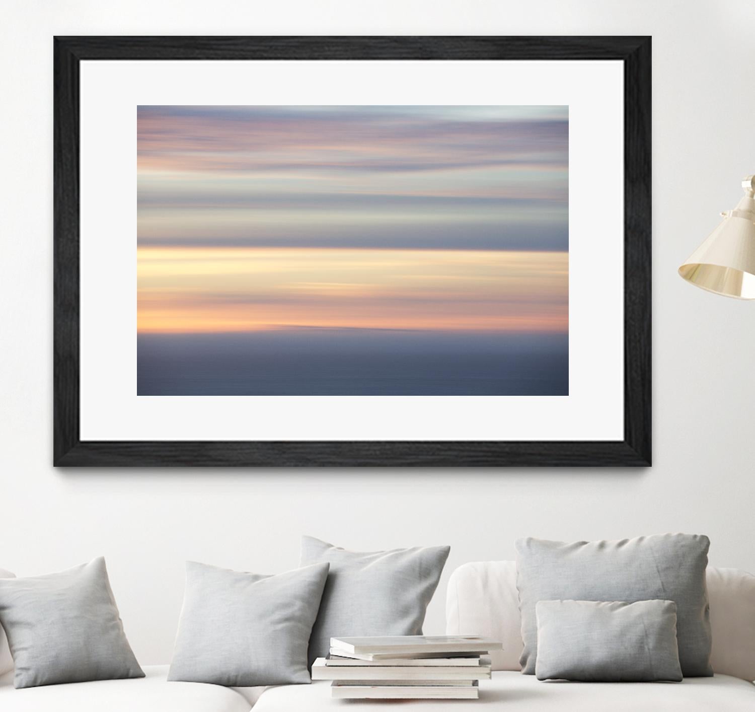 Ocean Kisses Sky by Erle KaCee on GIANT ART - blue photo art