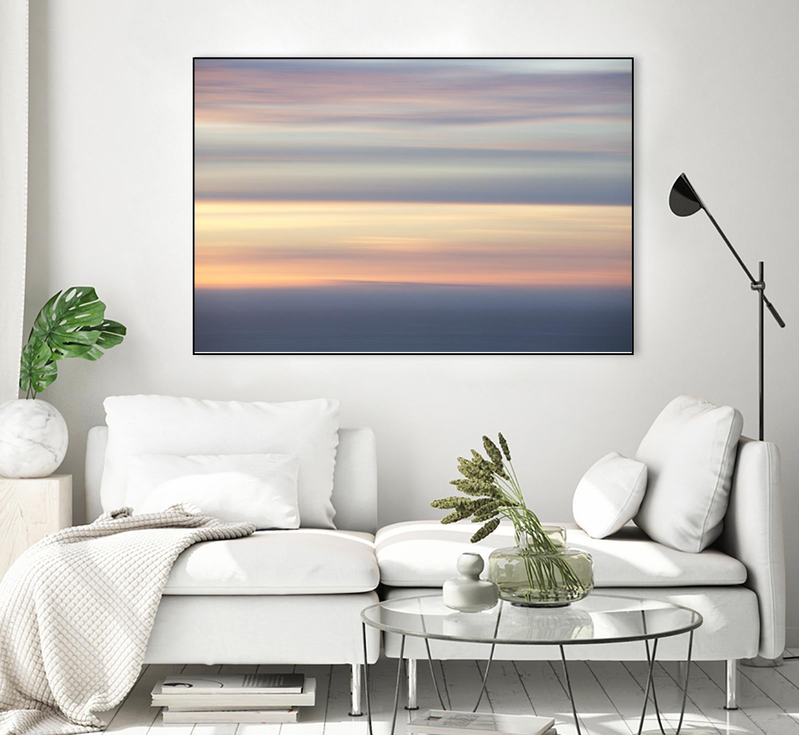 Ocean Kisses Sky by Erle KaCee on GIANT ART - blue photo art