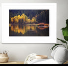 Mirror Visions by Aaron Matheson on GIANT ART - orange landscape