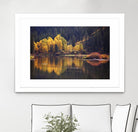 Mirror Visions by Aaron Matheson on GIANT ART - orange landscape