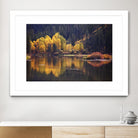 Mirror Visions by Aaron Matheson on GIANT ART - orange landscape