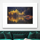 Mirror Visions by Aaron Matheson on GIANT ART - orange landscape