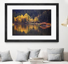 Mirror Visions by Aaron Matheson on GIANT ART - orange landscape