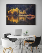 Mirror Visions by Aaron Matheson on GIANT ART - orange landscape