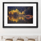 Mirror Visions by Aaron Matheson on GIANT ART - orange landscape