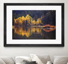 Mirror Visions by Aaron Matheson on GIANT ART - orange landscape