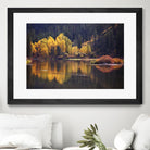 Mirror Visions by Aaron Matheson on GIANT ART - orange landscape