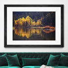 Mirror Visions by Aaron Matheson on GIANT ART - orange landscape