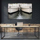 Waiting our Turn by Aaron Matheson on GIANT ART - grey nautical