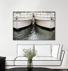 Waiting our Turn by Aaron Matheson on GIANT ART - grey nautical