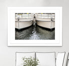 Waiting our Turn by Aaron Matheson on GIANT ART - grey nautical