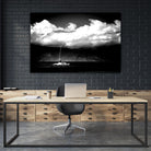 Cotton Skies by Aaron Matheson on GIANT ART - white nautical