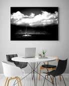 Cotton Skies by Aaron Matheson on GIANT ART - white nautical