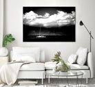 Cotton Skies by Aaron Matheson on GIANT ART - white nautical