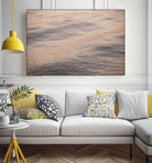 Peach Blooms by Aaron Matheson on GIANT ART - blue sea scene