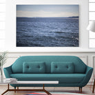 Lone Sailer by Aaron Matheson on GIANT ART - beige sea scene