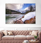 Snow Capped Days by Aaron Matheson on GIANT ART - white landscape