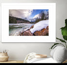 Snow Capped Days by Aaron Matheson on GIANT ART - white landscape