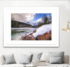Snow Capped Days by Aaron Matheson on GIANT ART - white landscape