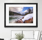 Snow Capped Days by Aaron Matheson on GIANT ART - white landscape